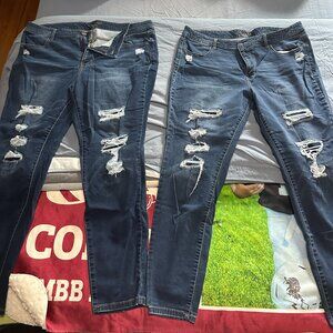 2 pairs of Maurice's jeans.  Size 20.